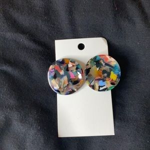 Colorful stud earrings